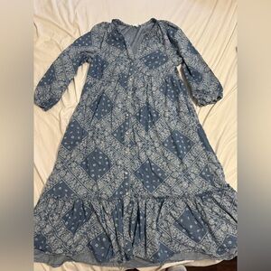 Long paisley dress
